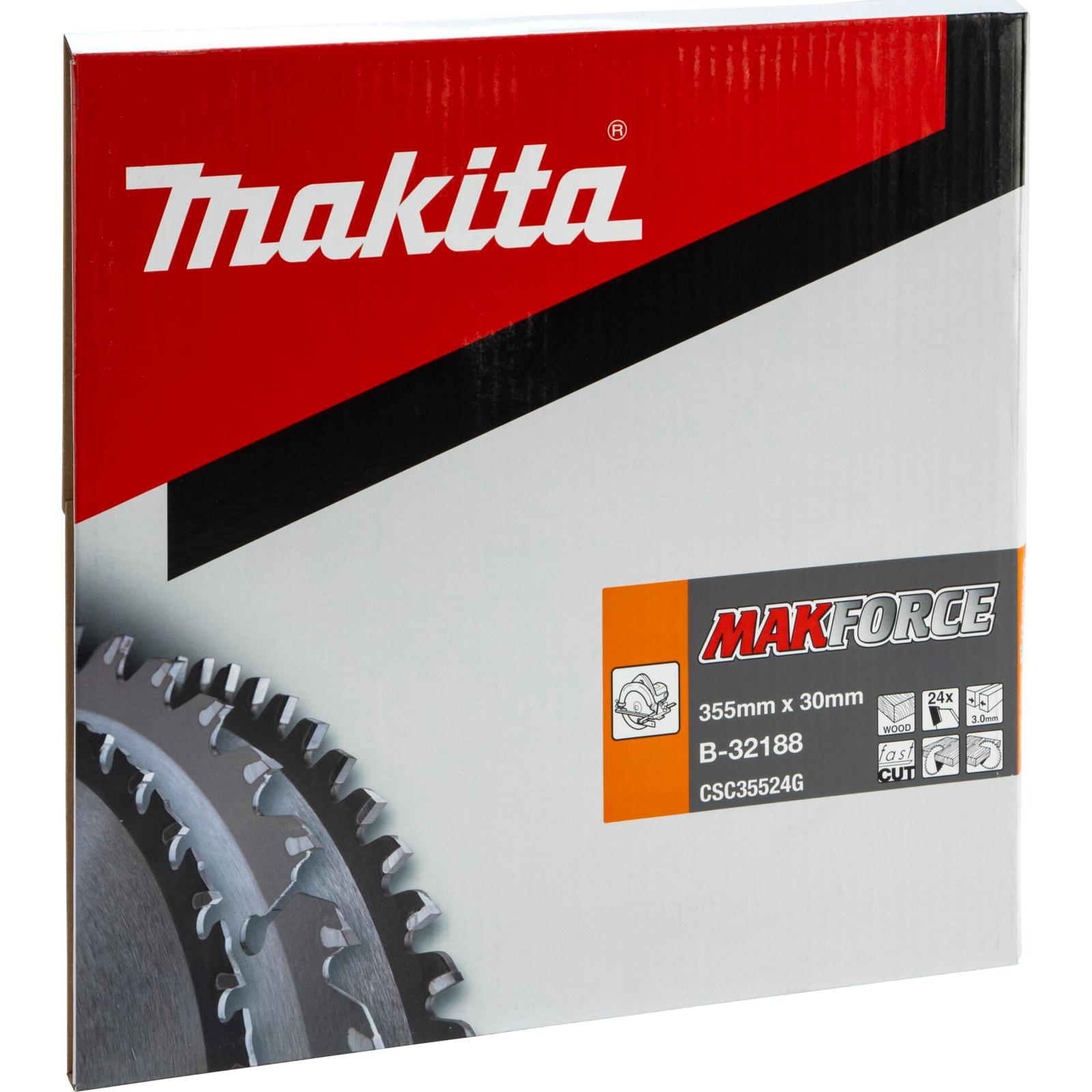 Makita MAKFORCE Sägeblatt 355x30x24Z - Bild 1 von 1
