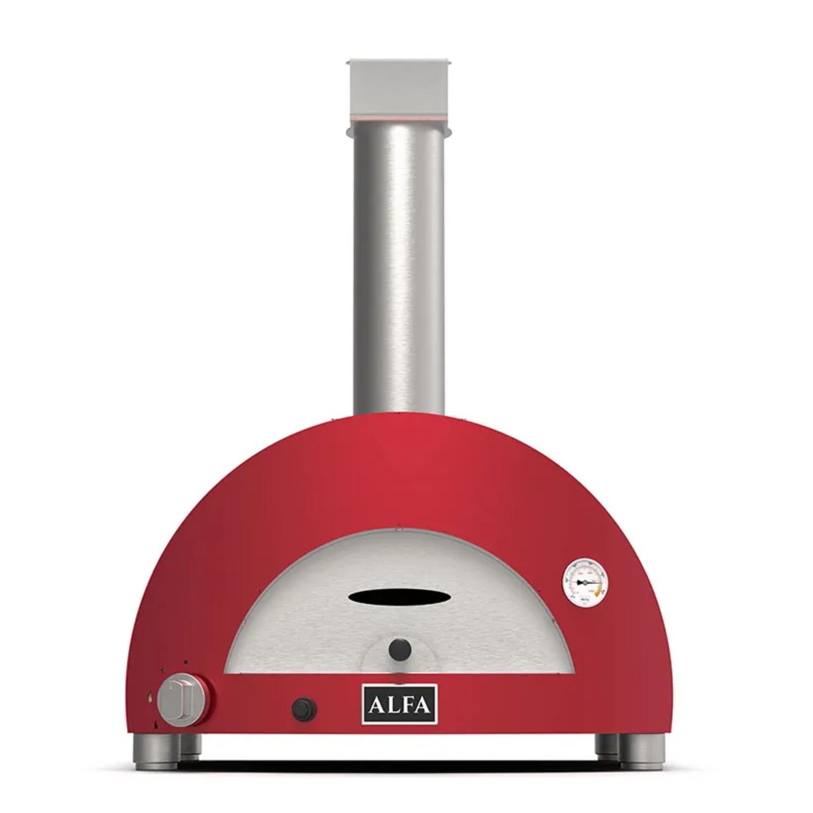 Газовый гриль для пиццы Alfa Forni Moderno 1 Gas Antik Rot
