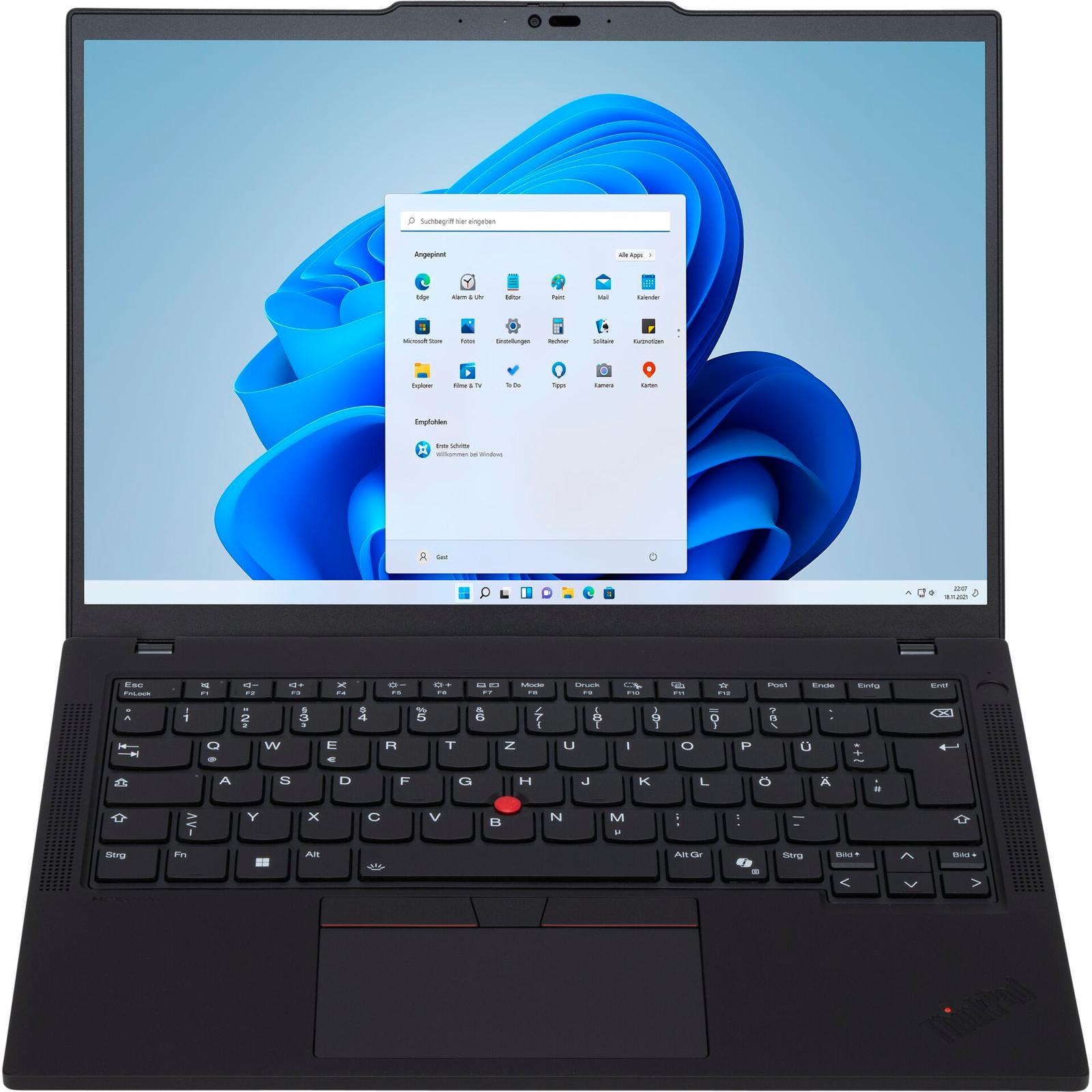 Ноутбук Lenovo ThinkPad T14 G5 35,6 см (14) CU5 16 ГБ 512 ГБ