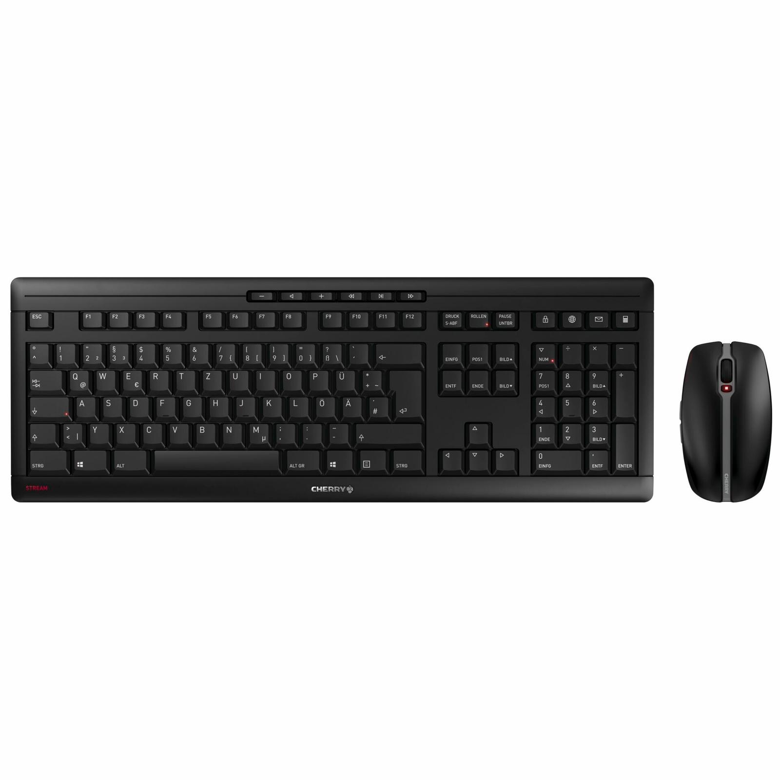 Клавиатура schwarz для рабочего стола Cherry Stream и набор кухонных принадлежностей Maus Tastatur