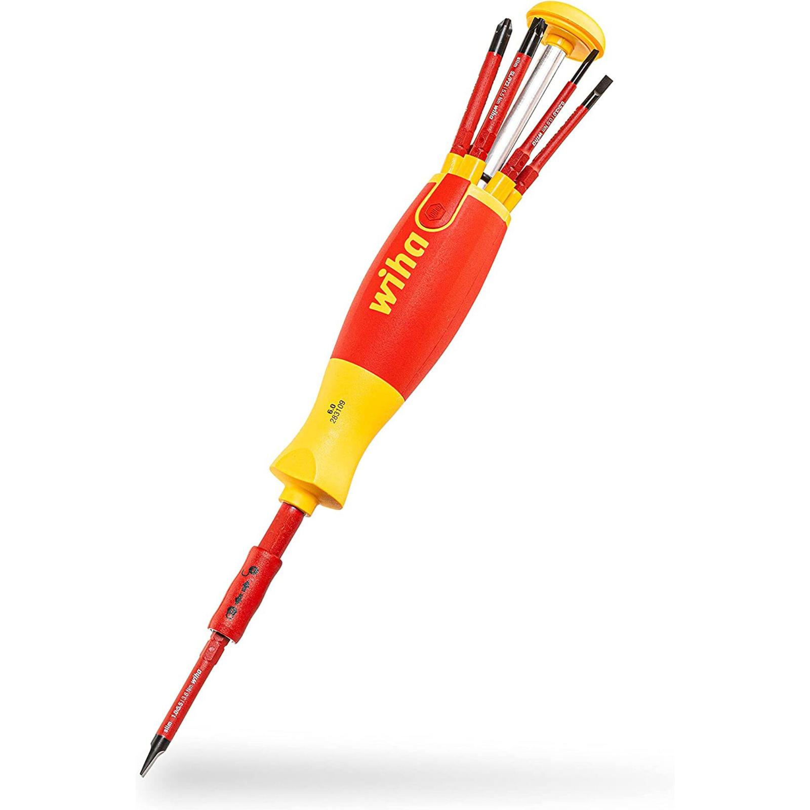 WIHA Schraubendreher mit Bit Magazin LiftUp electric